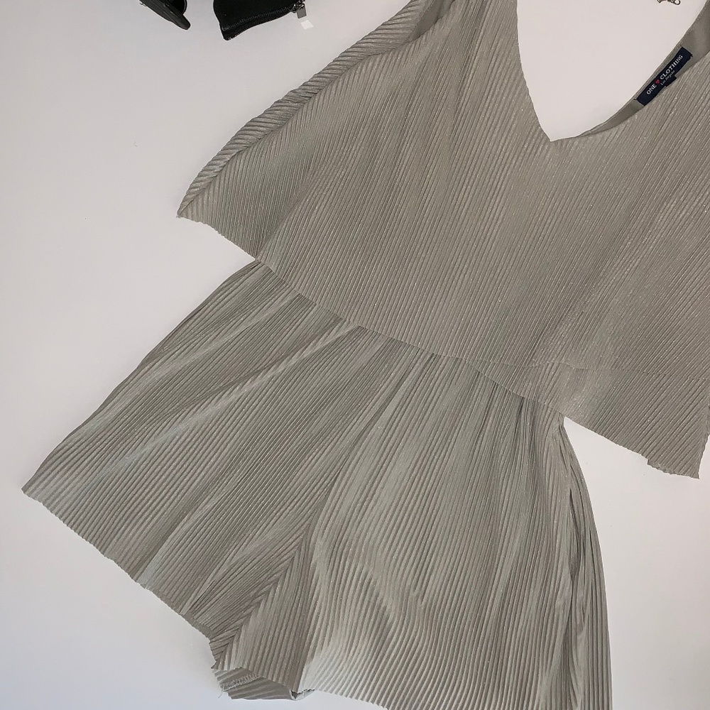 Silver Romper